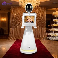 Kiosque Photobooth Robot IA Autonome avec Télécommande pour Studio de Selfie, Idéal pour Centres Commerciaux et Carnavals