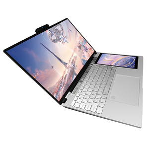 Factory Wholesale Thin Portable 15.6-Inch + 7-Inch Dual-Screen Office Laptop 180&deg; Body Folding New <strong>Notebook</strong> <strong>Computer</strong> - Product Image 6