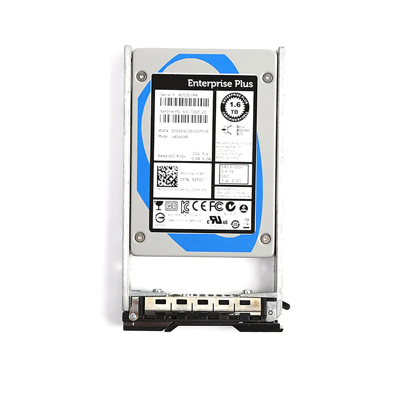 Opslag Harde Schijf 82fg7 Lb1606r 1.6Tb Sas 2.5 Inch Ssd Voor Pn: 82fg7 Sc4020 Sc8000 Server Ssd Voor Dell