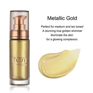 MLM คัสตอมเมคอัพ ไฮไลท์เตอร์คุณภาพสูง กันน้ำ ติดทนนาน ให้ความชุ่มชื้น ธรรมชาติ  แป้งชิมเมอร์ในขวด - Product Image 4