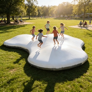 Castillo Inflable <span class=keywords><strong>en</strong></span> Oferta, Trampolín Comercial Inflable para Exteriores, Configuración Completa para Parque de Diversiones Grande - Product Image 1