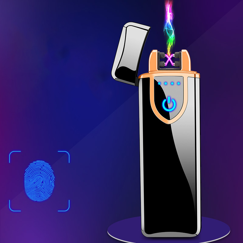 USB-зажигалка с индикацией заряда, Индукционная usb ветрозащитная зажигалка