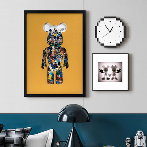 Opere d'Arte Decorative Moderne Incorniciate di Design Originale del Produttore Stampe 3D Famose per Decorazione Murale Dipinti a Olio Fatti a Mano - Product Image 1