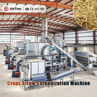 Machine de carbonisation continue des déchets agricoles pour la production de biochar à partir de paille de riz, destinée aux réservoirs de carbone