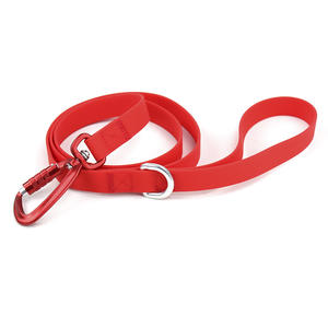 Tali anjing peliharaan Pvc tahan air LOGO kustom pabrikan 2024 baru tali anjing tahan air anyaman pvc - Product Image 3