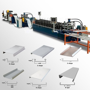 Máquina Automática de Conformado en Frío de Paneles de Aluminio para Techos Suspendidos, Máquina para Fabricar Paneles de Techo Metálicos 84-R - Product Image 1