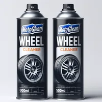 Nettoyant pour jantes MOTO GLEAM, formule spray et rinçage pour tout-terrain, 4x4, boue, sel et poussière de frein.