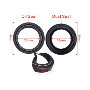 ซีลน้ำมันโช้คพร้อมฝาครอบกันฝุ่น ขนาด 36x48x11 36*48*11 สำหรับ Yamaha XJ750 XJ750R Seca XJ <span class=keywords><strong>750</strong></span> XV535 <span class=keywords><strong>Virago</strong></span> <span class=keywords><strong>XV</strong></span> 535 Kawasaki EN500 KZ550 KZ750 - Product Image 2