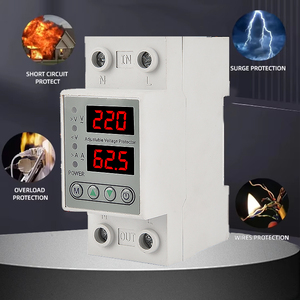 Dispositif de protection de tension réglable pour usage domestique, protection contre les fuites à la terre, surtension et sous-tension <span class=keywords><strong>220V</strong></span>, protecteur de courant alternatif - Product Image 2