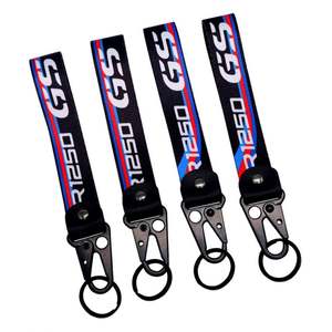 Llavero Personalizado de Nailon, Llavero Metálico Creativo para Auto, Llavero de Poliéster Personalizado, Llavero para Motocicleta - Product Image 1