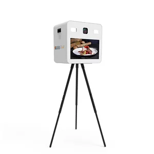 Spinning fotocamera digitale Vogue specchio di nozze Dslr foto Booth con stampante