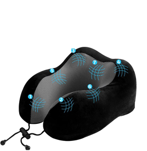 New Arrival U Shaped Neck Pillow Soft Travel Cushion Portable Head Support Pillow for Airplane Car Bus Office Wholesale - Product Image 4