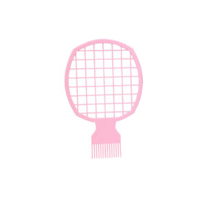 Logotipo personalizado multifunción Afro hombres trenza peine 2 en 1 rizo peine raqueta de tenis estilo herramientas de peluquería - Product Image 6