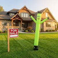 Inflatables publicitaires extérieurs personnalisés : Danseur gonflable agitant les bras pour cérémonie de lancement