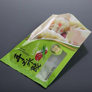 Sac d'emballage en plastique pour aliments congelés debout en composite à impression personnalisée <span class=keywords><strong>de</strong></span> qualité supérieure pour <span class=keywords><strong>boulette</strong></span> <span class=keywords><strong>de</strong></span> <span class=keywords><strong>viande</strong></span> cuite à la vapeur - Product Image 4