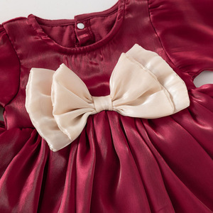 Vestito da Bambina Stile Principessa all'Ingrosso, Tessuto di Alta Qualità, <span class=keywords><strong>Elegante</strong></span> e Adorabile Body per Neonata, Tutina Personalizzata - Product Image 3
