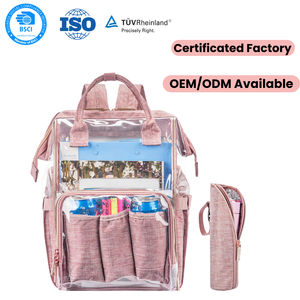 <span class=keywords><strong>Sac</strong></span> <span class=keywords><strong>à</strong></span> <span class=keywords><strong>dos</strong></span> transparent en PVC pour bébé/couches, imperméable, polyvalent pour les sorties, les spectacles et les voyages (<span class=keywords><strong>personnalisable</strong></span>) - Product Image 1