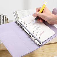 Ensemble de classeurs A6 personnalisés en gros, système d'enveloppes à spirale pour l'argent liquide, planificateur, feuille de budget des dépenses, autocollant d'étiquette en anglais pour le budget