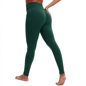 Leggings pour femmes personnalisés avec étiquette privée, taille haute, pour le yoga, la gym, le fitness, vêtements de sport OEM - Product Image 1