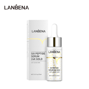 เซรั่มบำรุงผิวหน้า LANBENA ผลิตภัณฑ์สั่งทำพิเศษ ผสมทองคำ 24K และเปปไทด์ 6 ชนิด ช่วยลดเลือนริ้วรอย ยกกระชับผิว และเพิ่มความชุ่มชื้น - Product Image 2