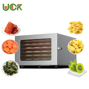 Déshydrateur alimentaire électrique à 6 plateaux en acier inoxydable, séchoir à air chaud efficace pour viande séchée, bœuf séché et friandises maison pour animaux de compagnie - Product Image 1