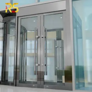 פושאן מודרני דקורטיבי מול דלת כניסה כפולה עיצובים חיצוני דלת דלתות כניסה קדמיות