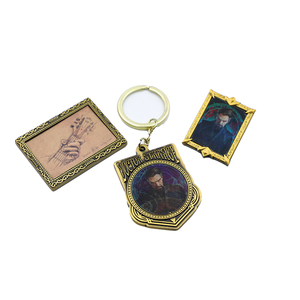 Porte-clés de téléphone 3D lenticulaire personnalisé en métal avec impression PET, motif personnage de film et image lenticulaire - Product Image 3