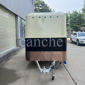 Remorque de camion de nourriture multifonctionnelle en acier inoxydable carré pour les produits de collation et de restauration rapide, vente directe d'usine personnalisée - Product Image 4