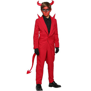 Disfraz de Red Bull Demon para niños, disfraz de Halloween, disfraz unisex para escenario, color rojo, masculino y femenino, 2021 - Product Image 5