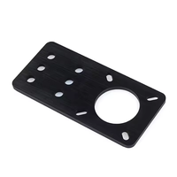 Aksesoris Printer 3D Openbuilds Motor Mounting Plate NEMA17 memperbaiki aluminium plat Flat Bracket Plate