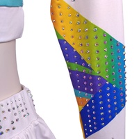 Uniformes de cheerleading colorés de haute qualité sur mesure pour filles et adultes, vêtements d'équipe pour les spectacles scolaires