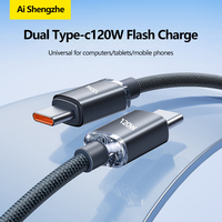 Câble de données PD Universal Flash Charge Dual Type-c Câble de charge pour Huawei Xiaomi Vivo Oppo iPhone Type-C Câble USB