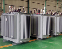 Transformateur de distribution extérieur 400 kVA 500 kVA 630 kVA Triphasé 33 kV à 0,4 kV Transformateur immergé dans l'huile Transformateurs de puissance