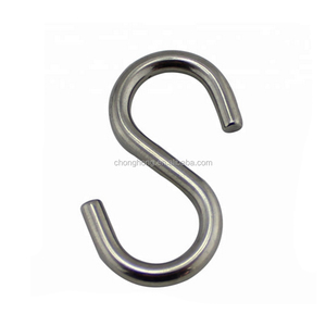 Vente chaude fabricant <span class=keywords><strong>S</strong></span>-<span class=keywords><strong>forme</strong></span> cintre <span class=keywords><strong>crochet</strong></span> 3*30mm à 12*120mm argent acier inoxydable métal <span class=keywords><strong>S</strong></span> <span class=keywords><strong>forme</strong></span> <span class=keywords><strong>crochet</strong></span> connecteur pour accrocher - Product Image 1