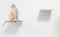 Metall-Katzenregal Wandmontiert Gebogenes Katzenbett Möbel Kletterwand-Halterung für Katzen zum Sitzen und Schlafen