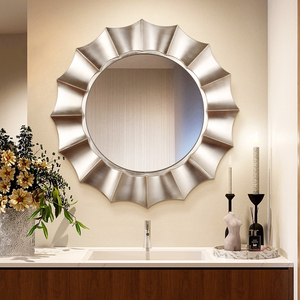 <span class=keywords><strong>Grand</strong></span> <span class=keywords><strong>miroir</strong></span> décoratif <span class=keywords><strong>vintage</strong></span>, décoration murale, <span class=keywords><strong>miroir</strong></span> <span class=keywords><strong>rond</strong></span> orné, <span class=keywords><strong>miroir</strong></span> d'appoint - Product Image 5
