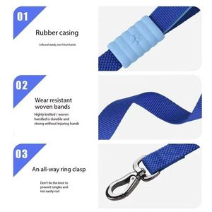 Laisse de Luxe Multifonctionnelle pour <span class=keywords><strong>Chien</strong></span> avec Sangle Ajustable Anti-Dérapante et Anti-Disturbance pour Chiens de Taille Moyenne/Petite - Product Image 3