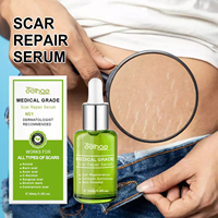 Suero Líquido con Vitamina C para Reparación de Cicatrices, 30 ml, Marca Privada OEM, Silicona, Reduce Cicatrices Planas, Queloides, Quemaduras, Cirugía, Vegano, para Mujeres, Todo Tipo de Piel