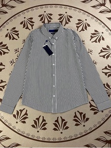 Camicia Casual da Uomo a Maniche Lunghe in Misto Cotone con Logo RL a Righe, Ricamo sul Colletto, per <span class=keywords><strong>Commercio</strong></span> Estero, Autunnale, Transfrontaliero - Product Image 6