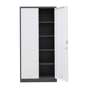 Combination 2 Door Steel Lock Hanging Office File Storage Iron Cabinet
