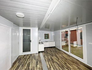 Mở rộng container nhà prefab nhà 2 3 4 phòng ngủ bánh sandwich Panel cấu trúc 20ft 30ft 40ft Modular đôi-cánh - Product Image 3