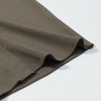 Robe mi-longue décontractée tendance pour femmes 2026, col en V, ceinture décorative, robe chic sans manches rétro pour femmes.