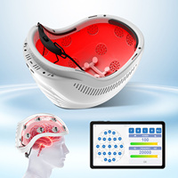 Casque de photobiomodulation cérébrale Suyzeko, dispositif d'entraînement au neurofeedback à 21 canaux pour l'analyse QEEG et le soutien à la neuromodulation