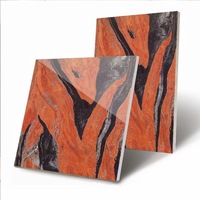 Carreaux de sol et de mur en céramique NeroMargiua, finition polie brillante, 60x60 800x800cm, design moderne, jaune, vert, bleu, rouge, pour salon, salle de bain
