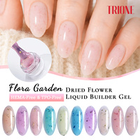Gel de construction BIAB en bouteille pour marque privée, sans HEMA, gel dur UV liquide, extension auto-nivelante, vernis à ongles pour nail art, OEM