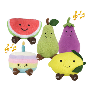 MILI Peluche Fruit 2m avec Fonctions Musicales, Lumineuses <span class=keywords><strong>et</strong></span> d'Enregistrement, en Coton PP, Compagnon de Confort pour Bébé, Éducation Précoce - Product Image 1