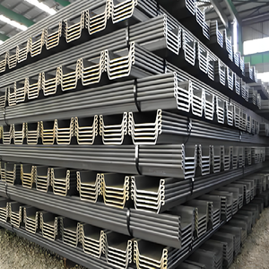 Sy295 Sy390 lamina di metallo di <span class=keywords><strong>Piling</strong></span> Type2 Type3 Type4 lamiera di acciaio al carbonio pila 6m 12m di lunghezza lamiere di ferro pali - Product Image 3