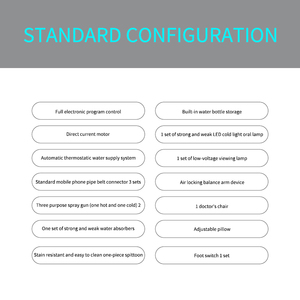 Fiore medico modello economico poltrona odontoiatrica prodotto con uno sgabello dentista prezzo delle attrezzature per riunito odontoiatrico sedia usata - Product Image 3