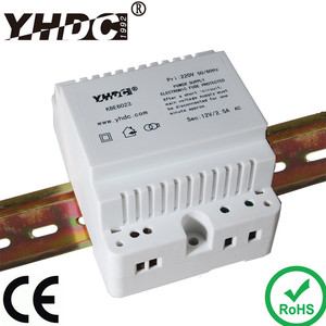 หม้อแปลงไฟฟ้าแบบราง Din รุ่น KBE6023D ยี่ห้อ YHDC 30VA แรงดันไฟฟ้าเข้า 110V/220V/230V/380V แรงดันไฟฟ้าออก 6V/9V/12V/24V แปลงไฟ AC เป็น DC - Product Image 2