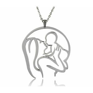 สร้อยคอเครื่องรางขนาดใหญ่สำหรับคุณแม่ตั้งครรภ์และทารกแรกเกิดมีกระดิ่งออกแบบของขวัญสำหรับคุณแม่ - Product Image 2